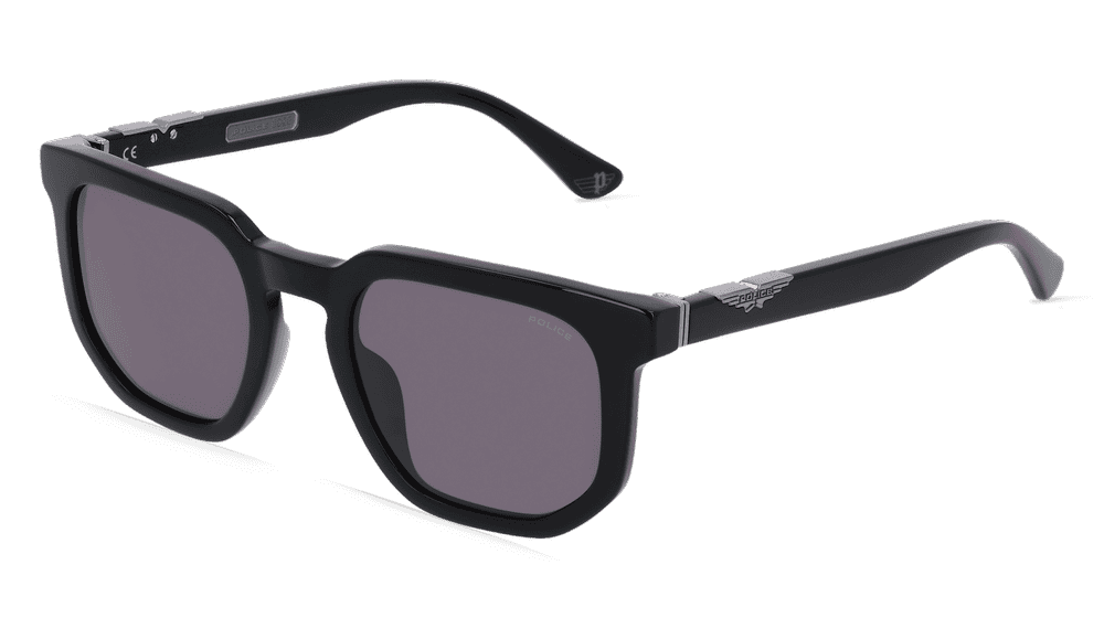 Police POISPLF88 Noir brillant Vue d'angle