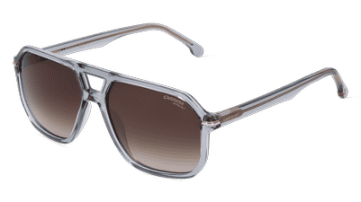 Carrera 302/S Zwart geel Hoekaanzicht