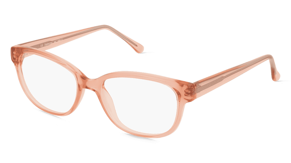 Fielmann MC 588 CL Rosé transparent Vue d'angle