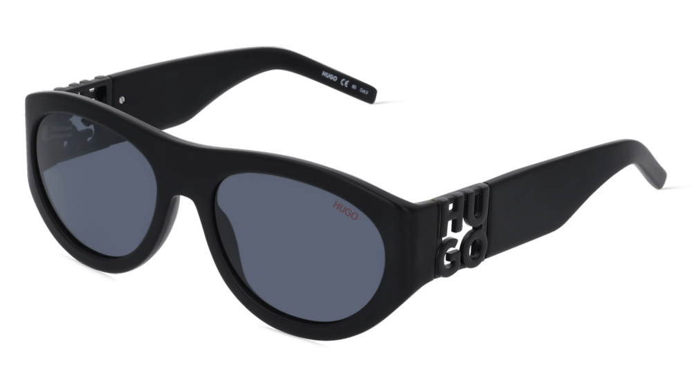 Hugo HG 1254/S Noir mat Vue d'angle