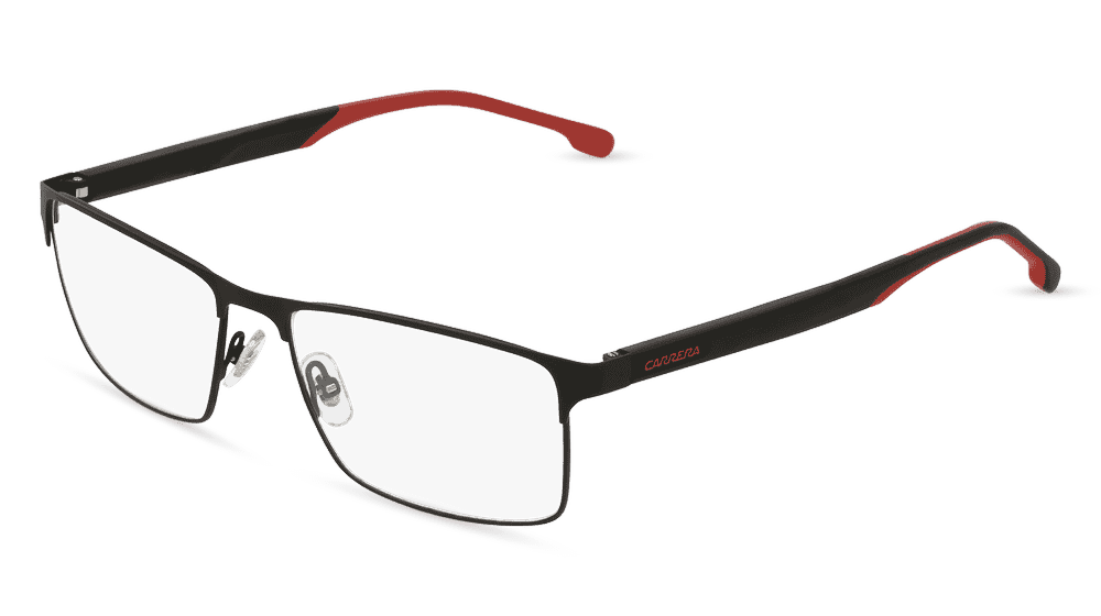 CARRERA 8863 Rouge noir Vue d'angle