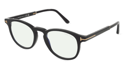 Tom Ford FT5891-B grijs Hoekaanzicht