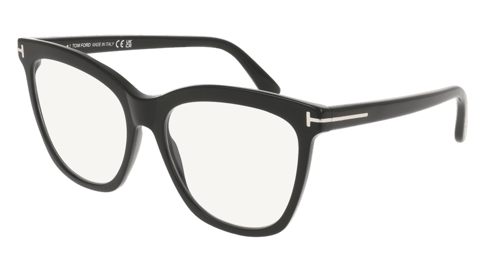 Tom Ford FT6042-B Noir brillant Vue d'angle