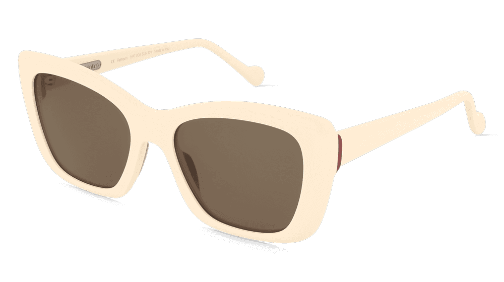 Fielmann EMT 005 SUN RN Crême glanzend Hoekaanzicht