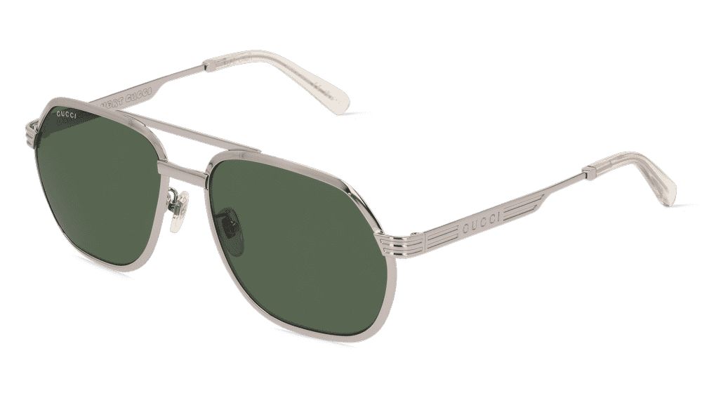 GUCCI GG0981S Argenté Vue d'angle