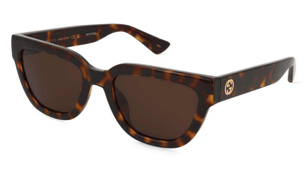 Gucci GG1578S havana Hoekaanzicht