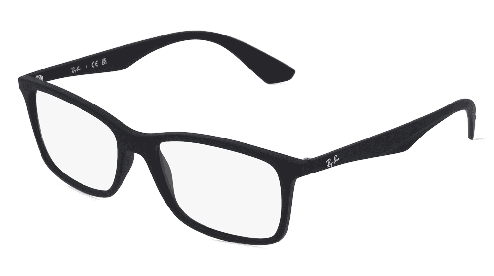 RAY-BAN RX7047 Noir Vue d'angle