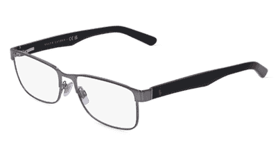 Polo Ralph Lauren PH1157 zwart mat Hoekaanzicht