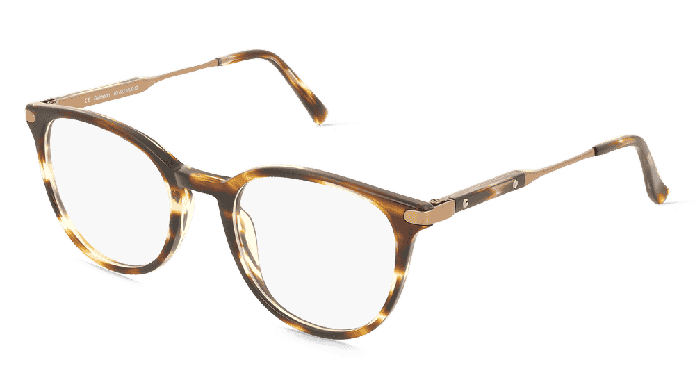 Fielmann BD 423 MOD CL SCOTT Havana goud Hoekaanzicht