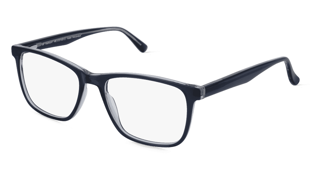 Fielmann ABC 075 FLEX CL Cristal bleu Vue d'angle