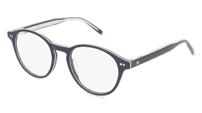 Tommy Hilfiger TH 2129 Blauw rood Hoekaanzicht