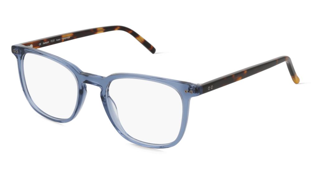 Fielmann LN 050 CL FELIX Havane bleu Vue d'angle