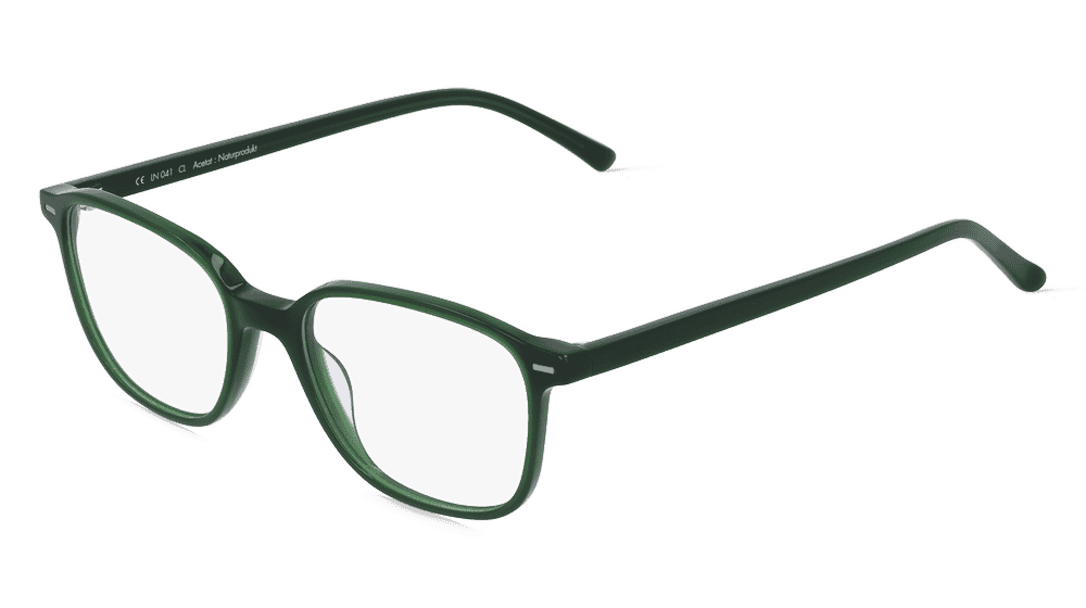 Fielmann LN 041 CL Vert brillant Vue d'angle
