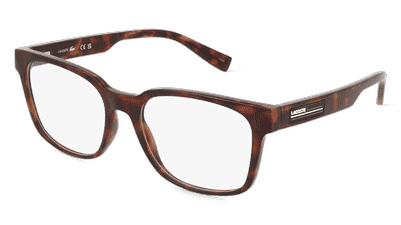 Lacoste L2947 Khaki transparant Hoekaanzicht