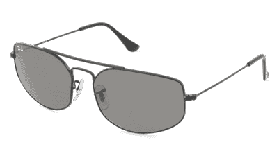Ray-Ban RB3845 zwart Hoekaanzicht