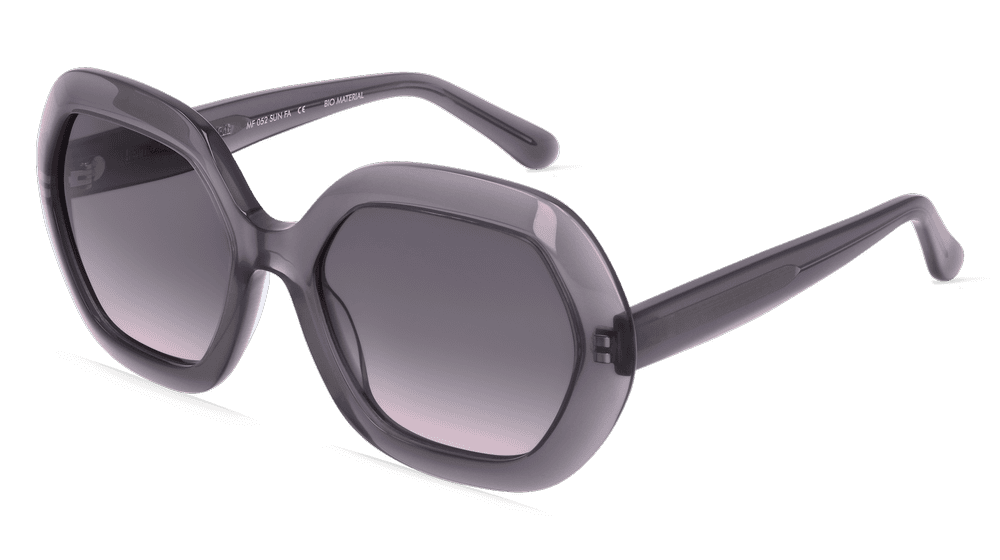 ABBY SUN Gris transparent Vue d'angle
