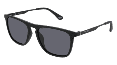 Police SPLQ80E Noir mat Vue d'angle