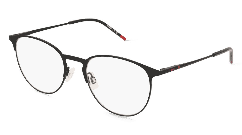 Hugo HG 1290 zwart rood Hoekaanzicht