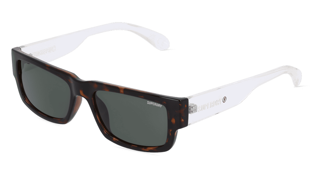 SUPERDRY 5005 Havanna transparant Hoekaanzicht