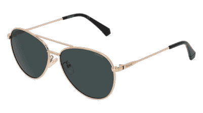 Polaroid PLD 4142/G/S/X Noir brillant Vue d'angle