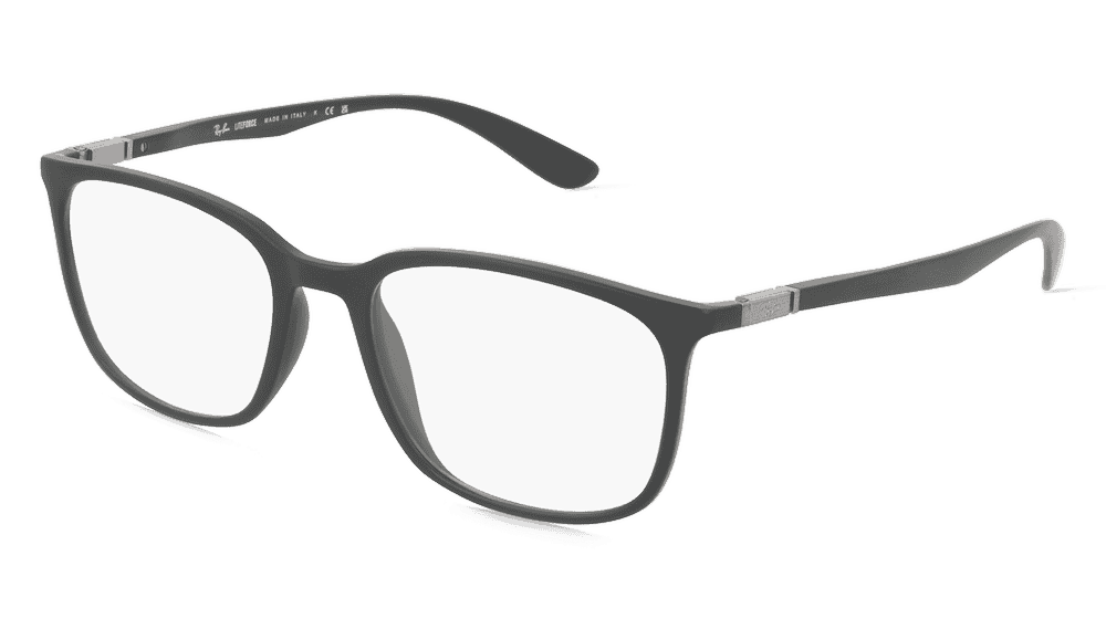RAY-BAN RX7199 zwart Hoekaanzicht