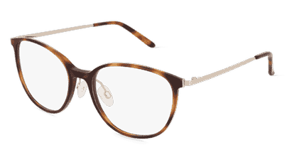 Fielmann BD 560 CL Havana goud Hoekaanzicht