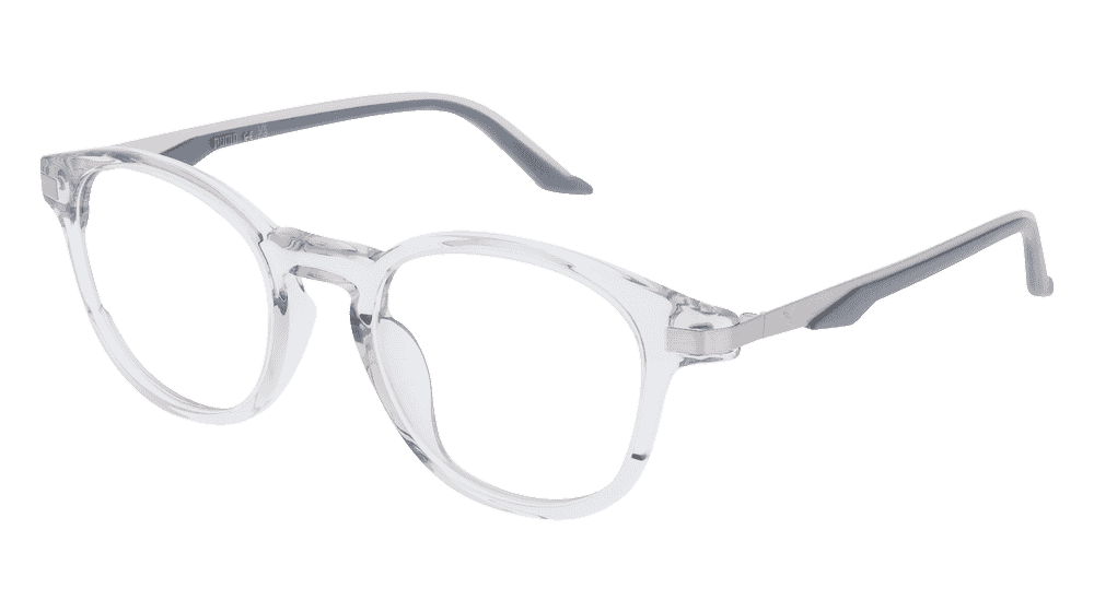 Puma PU0412O Gris argenté Vue d'angle