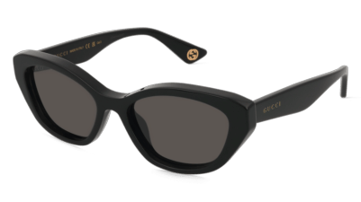 Gucci GG1638S Noir Vue d'angle