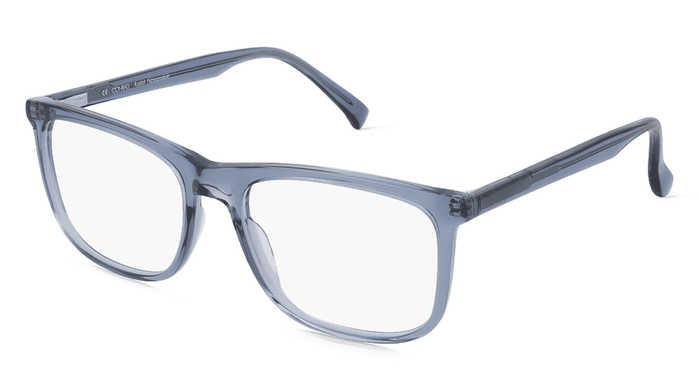 Fielmann ABC 088 FLEX CL CONRAD Bleu transparent Vue d'angle