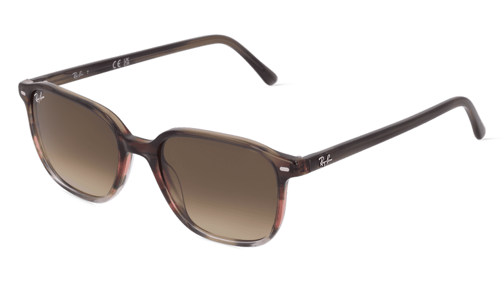 Ray-Ban RB2193 Rayé brun Vue d'angle
