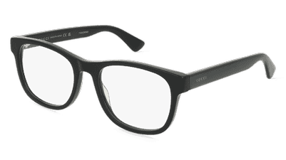GUCCI GG0004ON zwart Hoekaanzicht