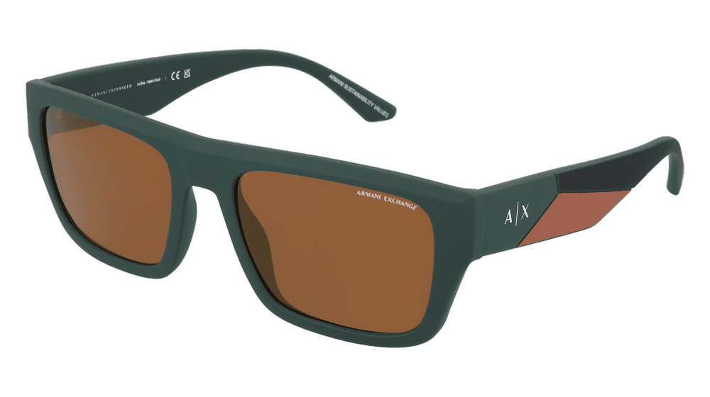 EMPORIO ARMANI AX4124SU Dark green Corner View