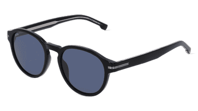 Boss 1506/S Noir brillant Vue d'angle