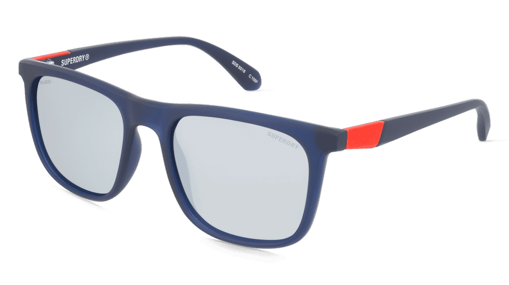 Superdry SDS 5016 Bleu rouge Vue d'angle