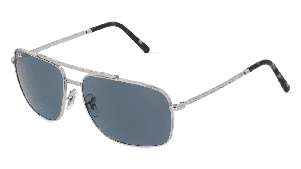 Ray-Ban RB3796 Argenté Vue d'angle