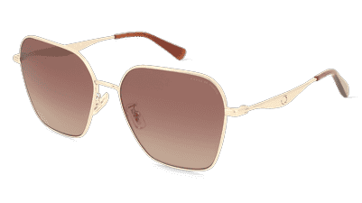 Coach HC7168 Goud glanzend Hoekaanzicht