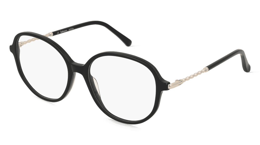Fielmann BD 565 FA ALESSIA Noir or Vue d'angle