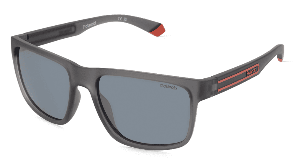 Polaroid PLD 2157/S Grijs mat Hoekaanzicht