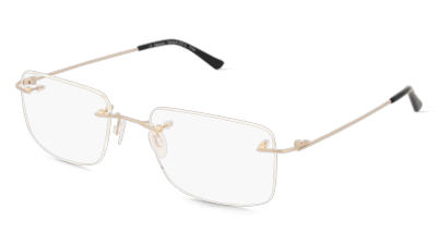 Fielmann TITANIUM 202 CL goud Hoekaanzicht