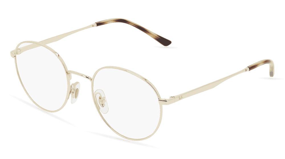 RAY-BAN RB 3681 V goud Hoekaanzicht