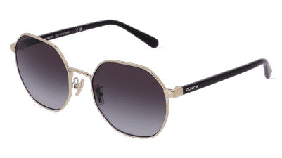Coach HC7147 Goud licht Hoekaanzicht