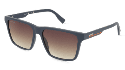 Lacoste L6039S blauw mat Hoekaanzicht