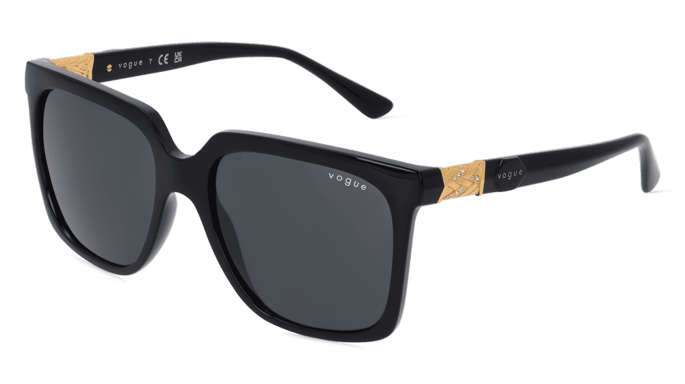 Vogue eyewear VO5476SB Noir Vue d'angle
