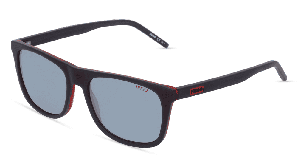 HUGO HG 1194/S grijs rood Hoekaanzicht