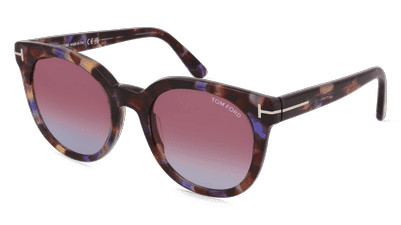 Tom Ford FT1109 Zwart glanzend Hoekaanzicht