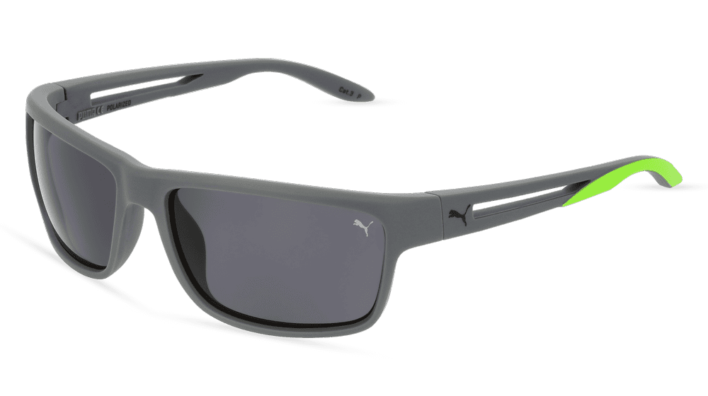 PUMA PU0353S Gris mat Vue d'angle