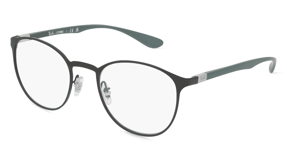 Ray-Ban RX6355 Noir Vue d'angle