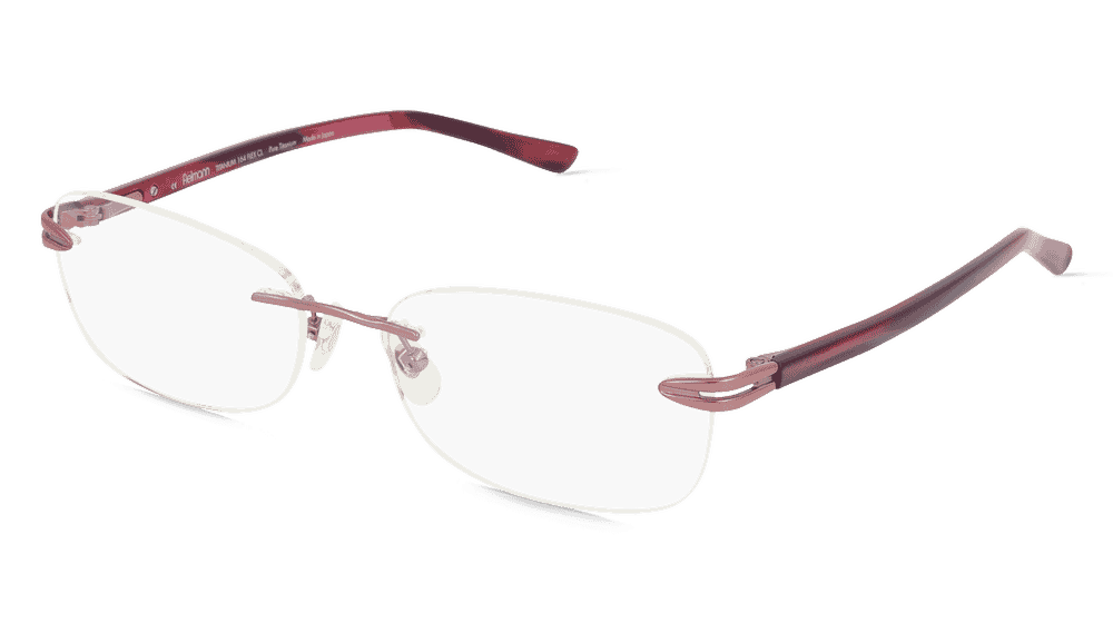 Fielmann TITANIUM 164 FLEX CL roze Hoekaanzicht