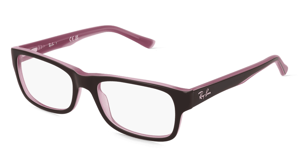 Ray-Ban RX5268 Bordeaux lilas Vue d'angle