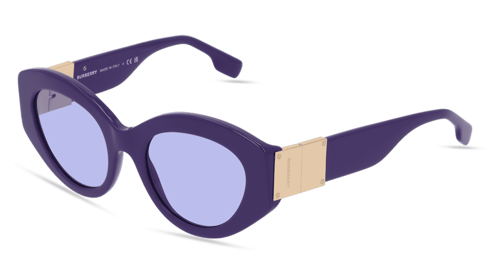 Burberry BE4361 SOPHIA Violet brillant Vue d'angle